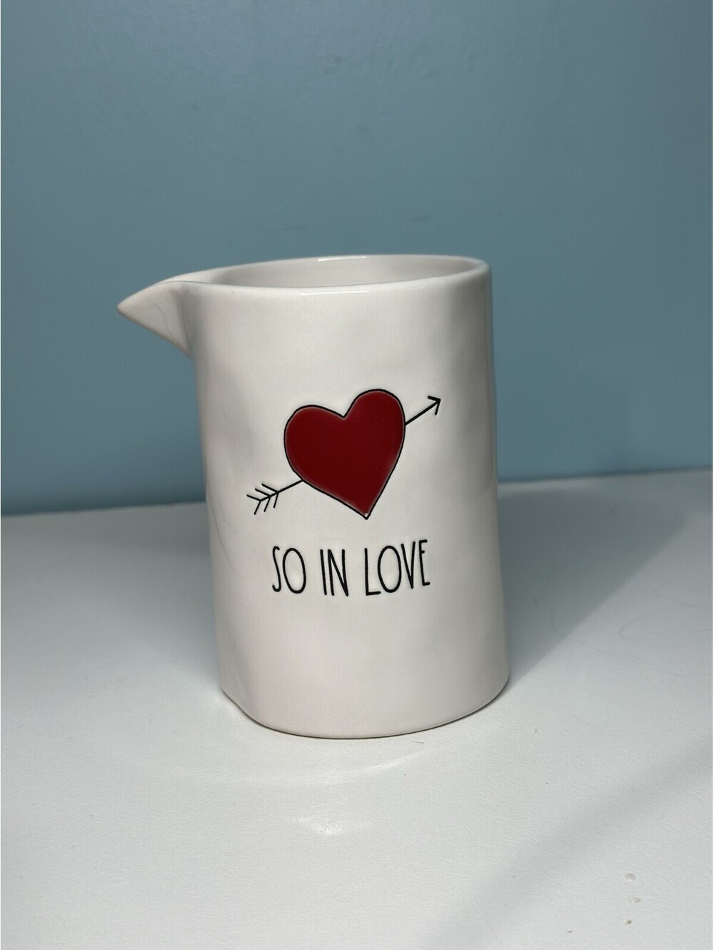 Rae Dunn Valentine's Day "SO IN LOVE" Creamer